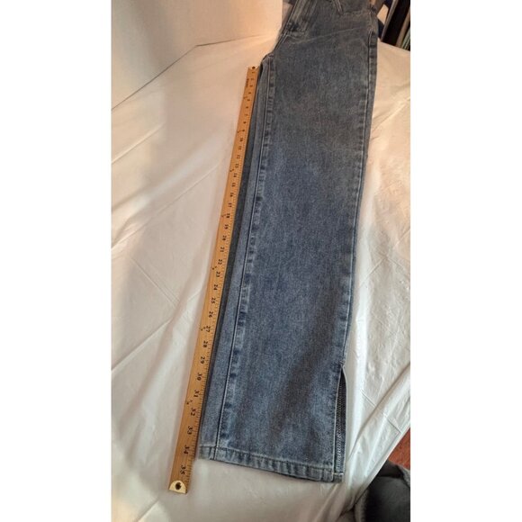 PrettyLittleThing Vintage Wash Clean Girl Split Hem Jeans NWT Size UK 8 / US 4 - Picture 8 of 9